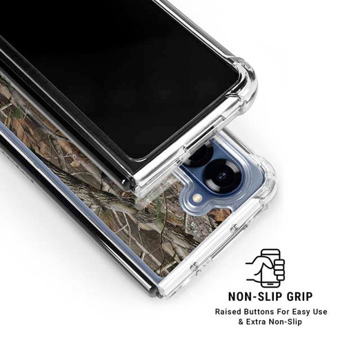 NFL Denver Broncos Realtree AP Camo Galaxy Z Fold6 Clear Case