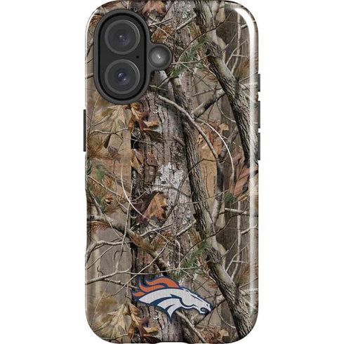 NFL Denver Broncos Realtree AP Camo iPhone 16 Magsafe Impact Case