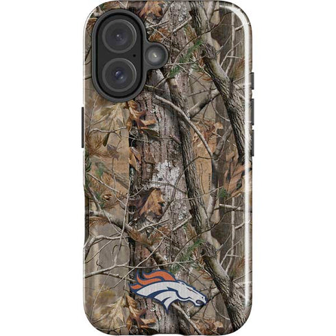 NFL Denver Broncos Realtree AP Camo iPhone 16 Plus Impact Case