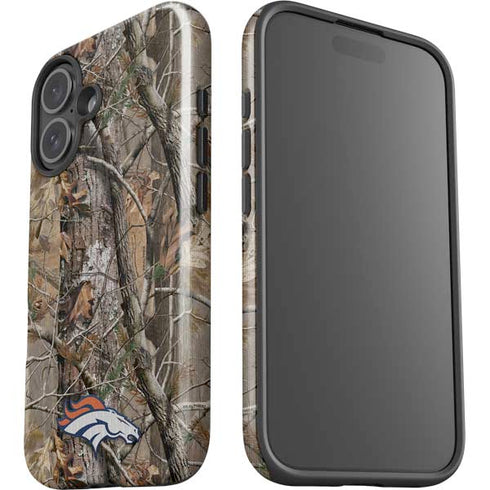 NFL Denver Broncos Realtree AP Camo iPhone 16 Plus Impact Case