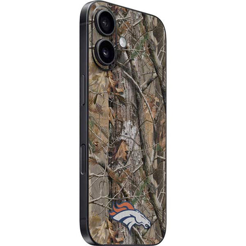NFL Denver Broncos Realtree AP Camo iPhone 16 Plus Skin