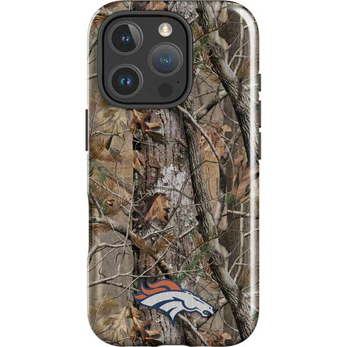 NFL Denver Broncos Realtree AP Camo iPhone 16 Pro Max Magsafe Impact Case