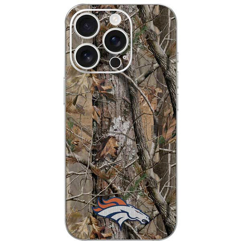 NFL Denver Broncos Realtree AP Camo iPhone 16 Pro Skin
