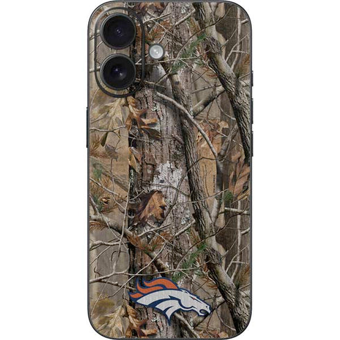 NFL Denver Broncos Realtree AP Camo iPhone 16 Skin