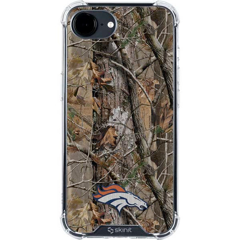 NFL Denver Broncos Realtree AP Camo iPhone 16e Clear Case