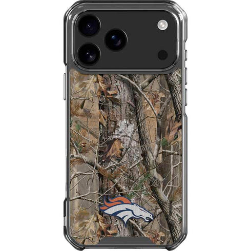 NFL Denver Broncos Realtree AP Camo iPhone 18 Pro Max Clear Case