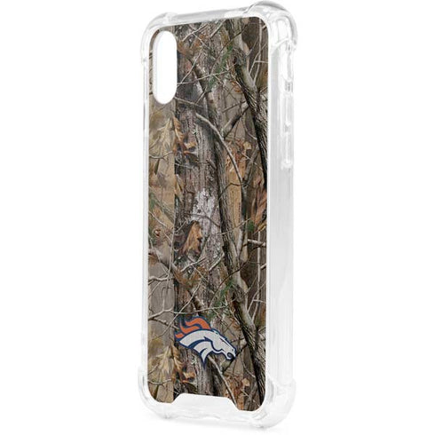 NFL Denver Broncos Realtree AP Camo iPhone XS Clear Case