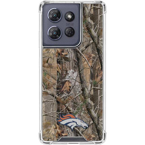 NFL Denver Broncos Realtree AP Camo Moto G 5G (2025) Clear Case