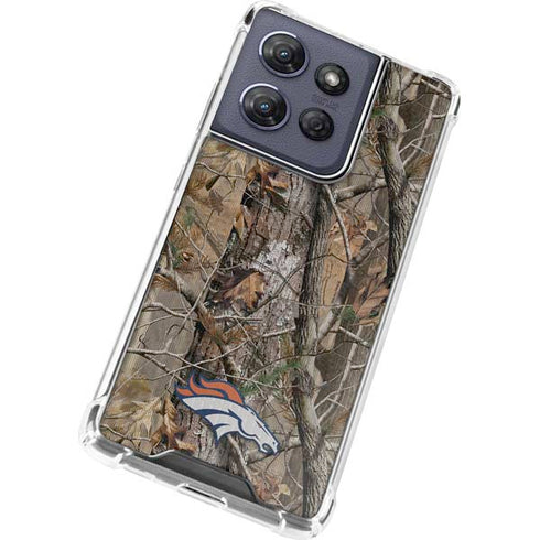 NFL Denver Broncos Realtree AP Camo Moto G Stylus 5G (2025) Clear Case