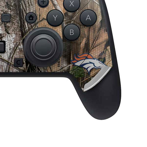 NFL Denver Broncos Realtree AP Camo Nintendo Switch 2 (2025) Pro Controller Skin