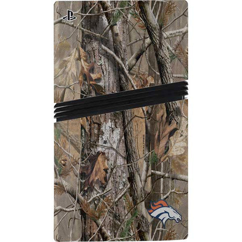 NFL Denver Broncos Realtree AP Camo PS5 Pro Console Skin