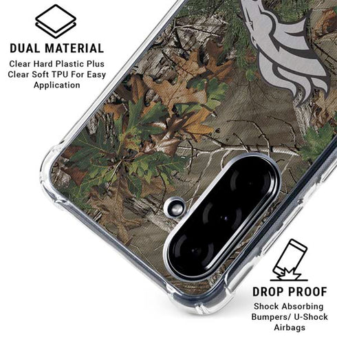 NFL Denver Broncos Realtree Xtra Green Camo Galaxy A36 5G Clear Case