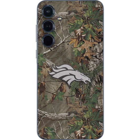 NFL Denver Broncos Realtree Xtra Green Camo Galaxy A55 5G Skin