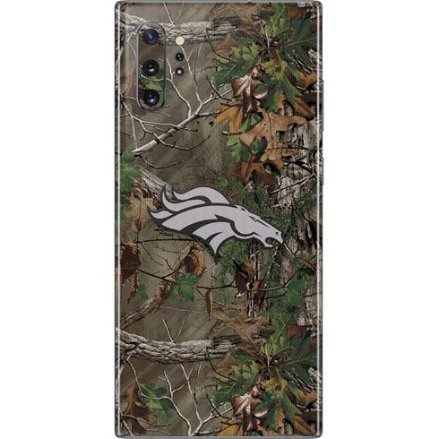 NFL Denver Broncos Realtree Xtra Green Camo Galaxy Note 10 Plus Skin
