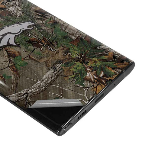 NFL Denver Broncos Realtree Xtra Green Camo Galaxy Note 10 Plus Skin