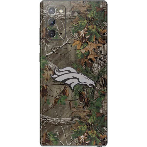 NFL Denver Broncos Realtree Xtra Green Camo Galaxy Note20 5G Skin