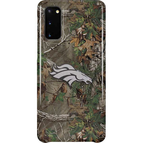 NFL Denver Broncos Realtree Xtra Green Camo Galaxy S20 Lite Case