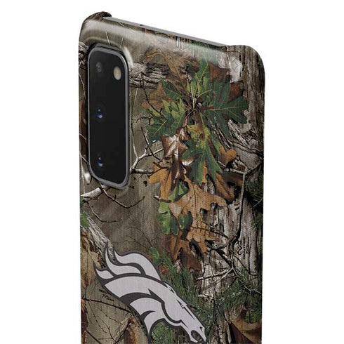 NFL Denver Broncos Realtree Xtra Green Camo Galaxy S20 Lite Case