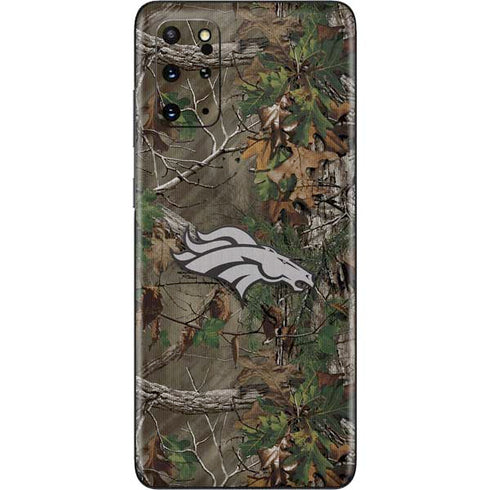 NFL Denver Broncos Realtree Xtra Green Camo Galaxy S20 Plus Skin