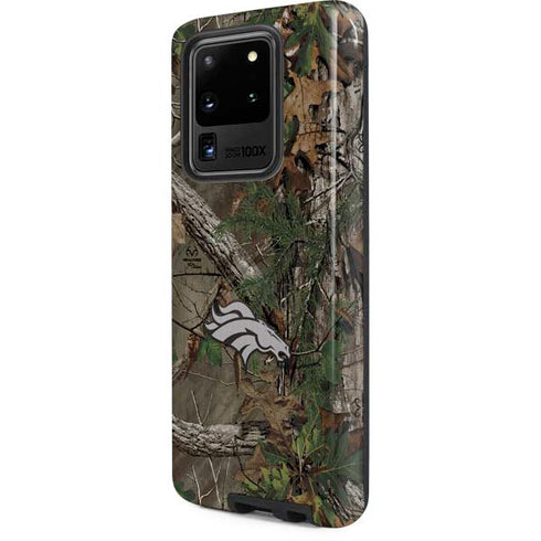 NFL Denver Broncos Realtree Xtra Green Camo Galaxy S20 Ultra 5G Pro Case