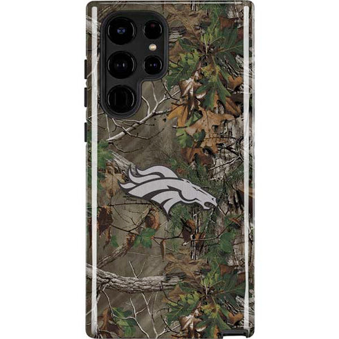 NFL Denver Broncos Realtree Xtra Green Camo Galaxy S25 Ultra Impact Case