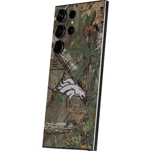 NFL Denver Broncos Realtree Xtra Green Camo Galaxy S25 Ultra Skin