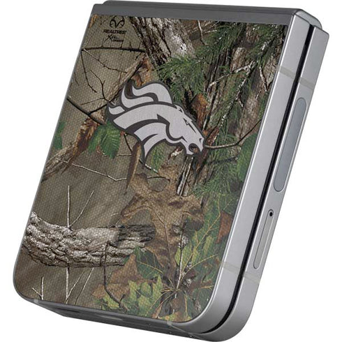 NFL Denver Broncos Realtree Xtra Green Camo Galaxy Z Flip6 Skin