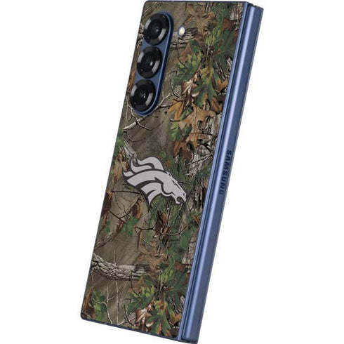 NFL Denver Broncos Realtree Xtra Green Camo Galaxy Z Fold6 Skin