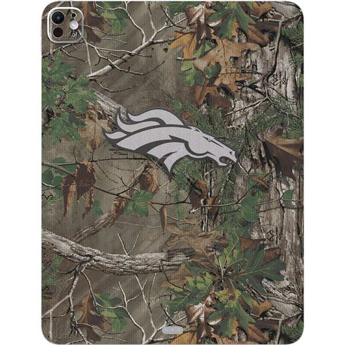 NFL Denver Broncos Realtree Xtra Green Camo iPad Pro 13in M4 (2024) Skin