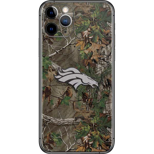 NFL Denver Broncos Realtree Xtra Green Camo iPhone 11 Pro Skin