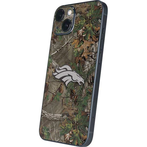 NFL Denver Broncos Realtree Xtra Green Camo iPhone 15 Skin