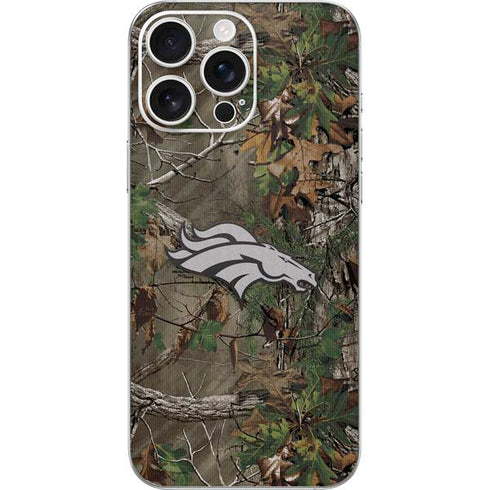 NFL Denver Broncos Realtree Xtra Green Camo iPhone 16 Pro Max Skin