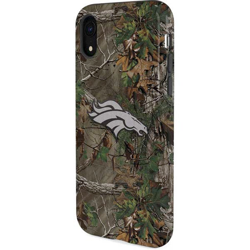 NFL Denver Broncos Realtree Xtra Green Camo iPhone XR Pro Case