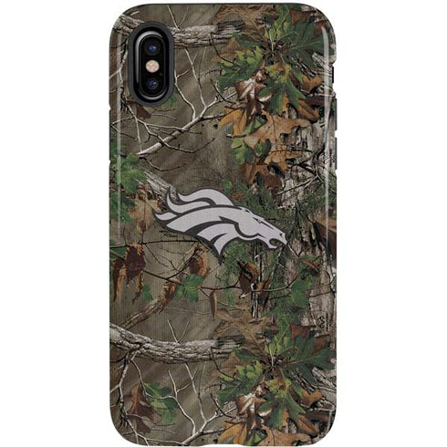 NFL Denver Broncos Realtree Xtra Green Camo iPhone XS Pro Case