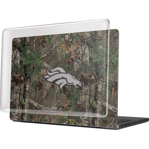 NFL Denver Broncos Realtree Xtra Green Camo MacBook Pro 14in (2021-24) Case plus Skin