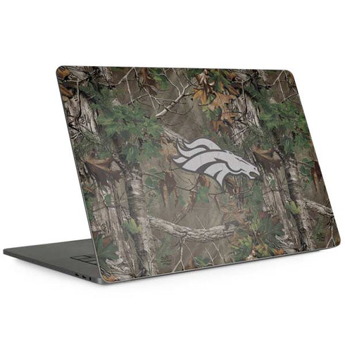NFL Denver Broncos Realtree Xtra Green Camo MacBook Skins