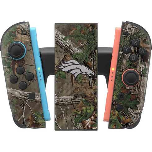 NFL Denver Broncos Realtree Xtra Green Camo Nintendo Switch 2 (2025) Joy-Con Controller Skin