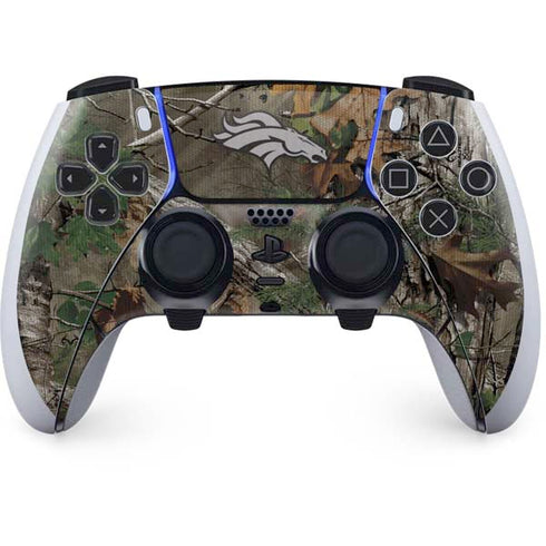 NFL Denver Broncos Realtree Xtra Green Camo PlayStation PS5 Skins