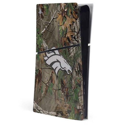 NFL Denver Broncos Realtree Xtra Green Camo PlayStation PS5 Skins