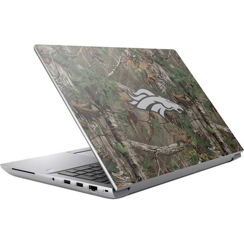 NFL Denver Broncos Realtree Xtra Green Camo HP ZBook Fury 16 G10 Skin
