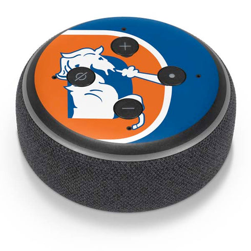 NFL Denver Broncos Retro Logo Amazon Echo Dot Skin