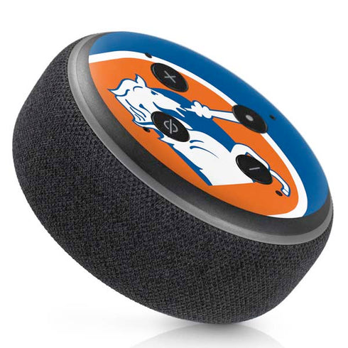 NFL Denver Broncos Retro Logo Amazon Echo Dot Skin