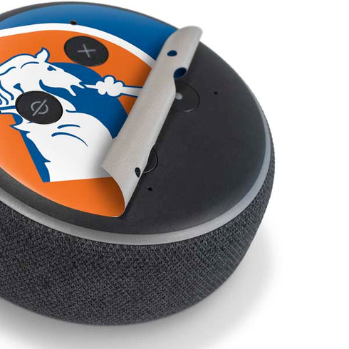 NFL Denver Broncos Retro Logo Amazon Echo Dot Skin