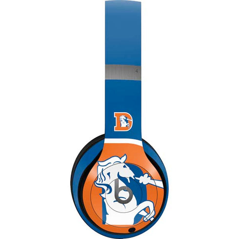 NFL Denver Broncos Retro Logo Beats Solo 4 Wireless Headphones Skin