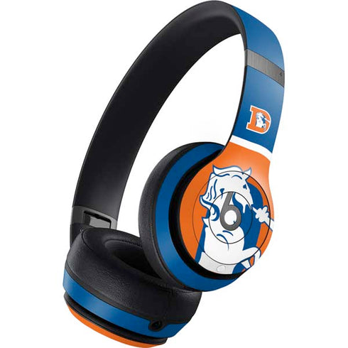 NFL Denver Broncos Retro Logo Beats Solo 4 Wireless Headphones Skin