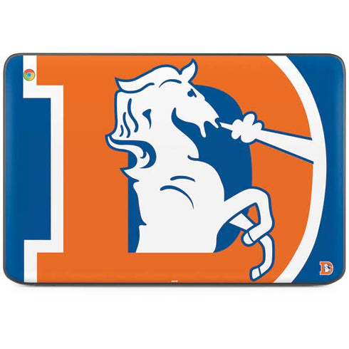 NFL Denver Broncos Retro Logo HP Chromebook Skin