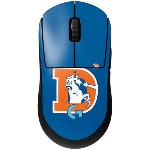 NFL Denver Broncos Retro Logo G Pro Wireless Gaming Mouse Skin