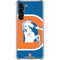 NFL Denver Broncos Retro Logo Galaxy S24 FE Clear Case