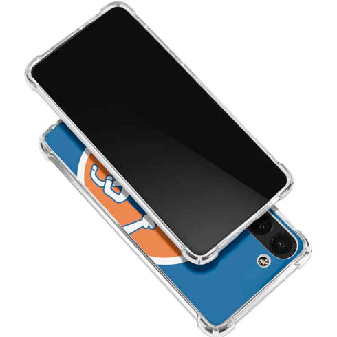 NFL Denver Broncos Retro Logo Galaxy S24 FE Clear Case