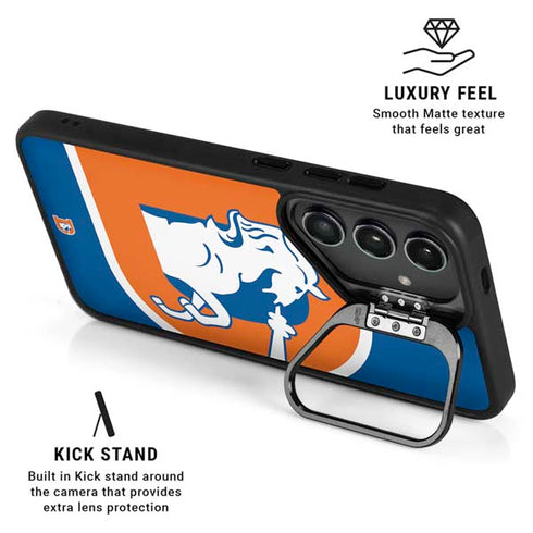 NFL Denver Broncos Retro Logo Galaxy S25 Kickstand Case